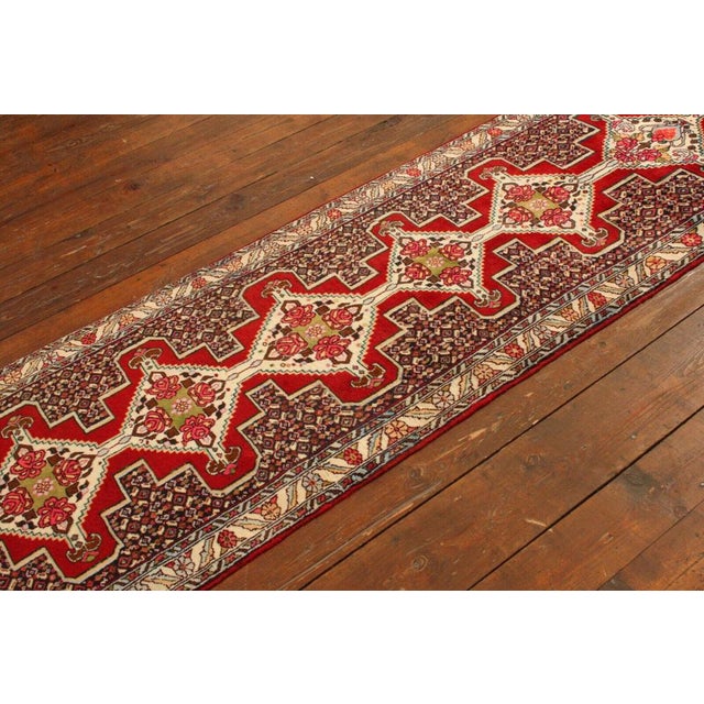 Middle Eastern Runner Rug For Sale - Image 6 of 10
