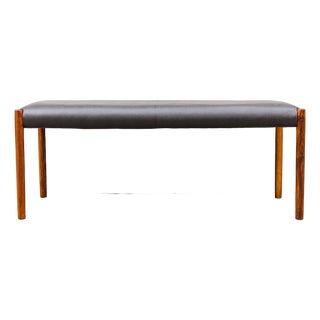 Restored Vintage Danish Modern Bench by Niels Moller, Model 63a For Sale