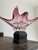 1970s Vintage Murano Cerise Pulled Art Glass Bowl For Sale - Image 12 of 12