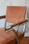 Wood Pair of Mid-Century Modern Side Chairs in Light Chocolate Suede For Sale - Image 7 of 11