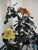 Chinese Life-Size Jade Carnelian Quartz Tree in Cloisonne Pot - 12 Flowers For Sale - Image 3 of 9