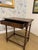 Such a lovely piece of history, this side table features distinctive barley twist legs and a delicate scalloped top. This...