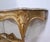 Gold Louis XV Wall Console, Early 20th Century For Sale - Image 8 of 17