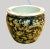 Mid 20th Century Hand Painted Black and Gold Chinese Fishbowl Planter - 12" Wide For Sale - Image 4 of 12