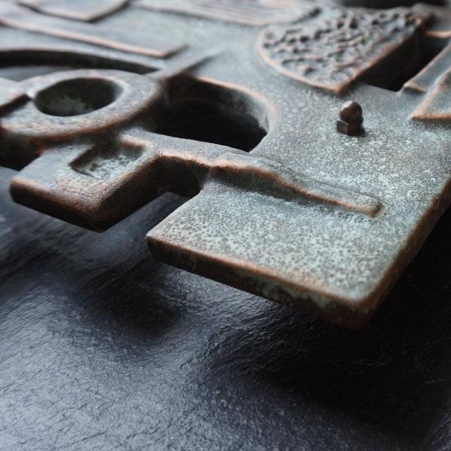 Ceramic Brutalist Wall Lamp from Brakelmann & Becker, 1970s For Sale - Image 7 of 15