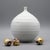 Spherical lidded box designed by Hans Achtziger for Hutschenreuther in Germany during the 1970s. Made from soft-white...