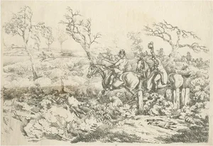 Alken, Fox Hunting in England, 1817, Engraving