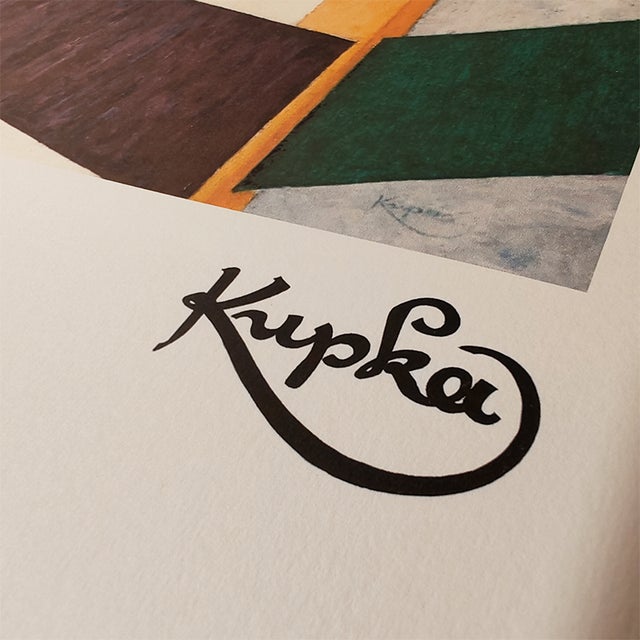 After Frank Kupka, Composition, Limited Series Lithograph, 1970s For Sale - Image 3 of 9