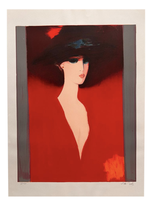 Janusz De Rola, Portrait, 1988, Lithograph