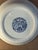 English Vintage Wood & Sons “The Post House” Serving Bowl | English Ironstone Blue & White Transferware For Sale - Image 3 of 5