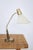 Beautiful 1950's Brass Table lamp Model E1139 by Sonja Katzin for ASEA. Carved striped pattern on the lamp foot with...