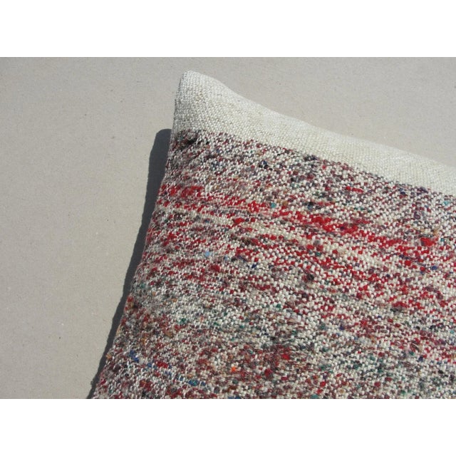 Vintage Turkish Kilim Pillow Cover For Sale - Image 11 of 13