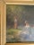 Antique Country Landscape With Three Ladies in a Carved Giltwood Frame For Sale - Image 15 of 17