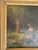 Antique Hand Painted Framed Oil on Canvas Ladies in a Landscape Painting For Sale - Image 14 of 16