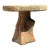 Vintage Patinated Faux Bois Concrete Table For Sale