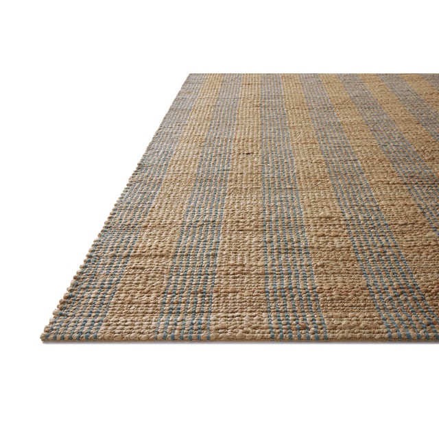 Contemporary Chris Loves Julia x Loloi Judy Natural / Sky 8'-6" x 11'-6" Area Rug For Sale - Image 3 of 6