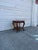 French Vintage French Louis XV Style Round Marquetry Side Table With Floral Inlay & Lower Shelf For Sale - Image 3 of 12