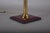 Brass Table Lamp with Leather Base in the style of Jacques Adnet, 1960s For Sale - Image 4 of 11