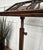 Wood Italian Wooden Lyre Shaped Adjustable Floor Book Stand, 1980s For Sale - Image 7 of 9