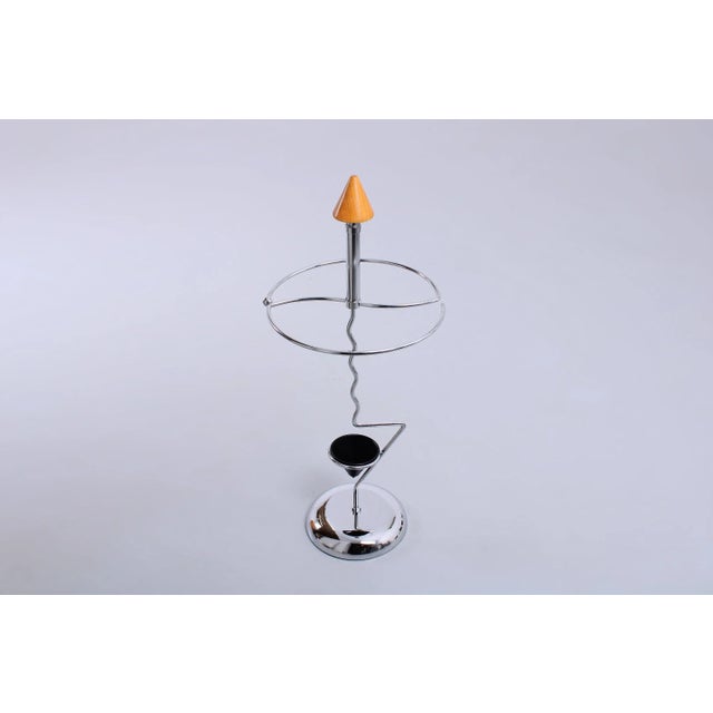 Postmodern Chrome Umbrella Stand, 1980s For Sale - Image 17 of 18