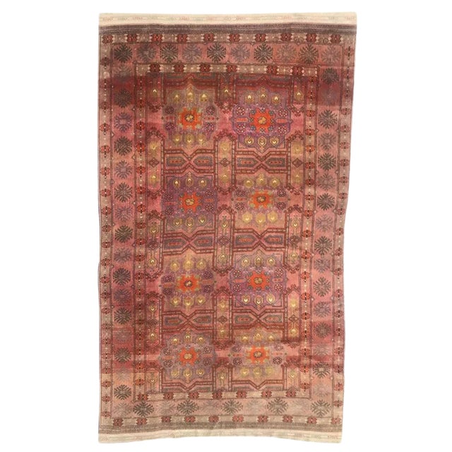 Vintage Turkmen Rug For Sale