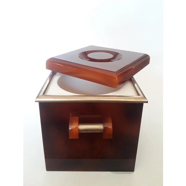 Brown Ice Bucket, 1970s For Sale - Image 3 of 5