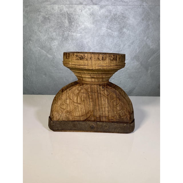 Vintage Indian Candleholder, 1920s For Sale - Image 9 of 11