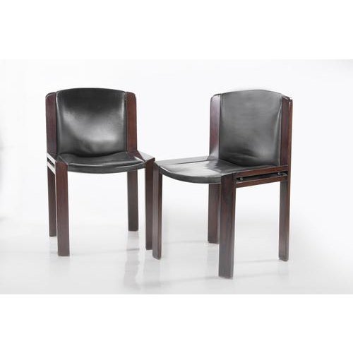 Wood Chairs by Joe Colombo for Pozzi, 1966, Set of 4 For Sale - Image 7 of 9