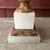 Vintage Italian Marble & Alabaster Urn Lamp 13" Elegant Design With Brass Accents For Sale - Image 15 of 18