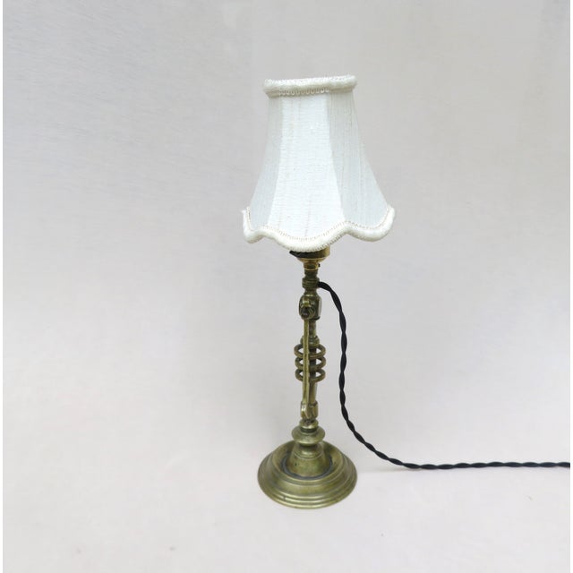 Art Nouveau Bronze Table Lamp For Sale - Image 3 of 18