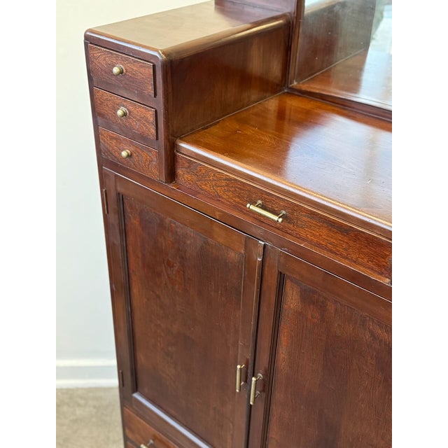 Wood Antique Japanese Tall Dresser For Sale - Image 7 of 14