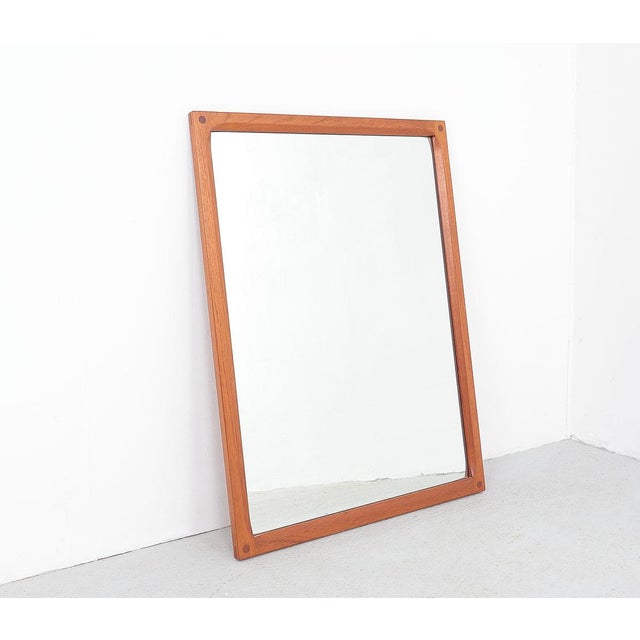 Aksel Kjersgaard Model 164 Mirror in Teak by Kai Kristiansen for Aksel Kjersgaard, 1960s For Sale - Image 4 of 11
