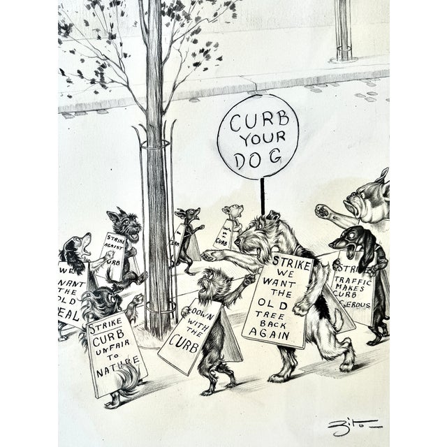 "An original graphite drawing by Italian-born Palm Beach artist Vincenzo Zito (1900–1966), whose wonderfully inventive...