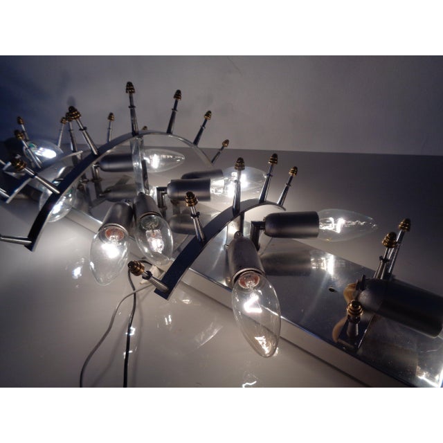 Large Crystal Glass Flush Mount from Kinkeldey, Germany, 1970s For Sale - Image 18 of 18