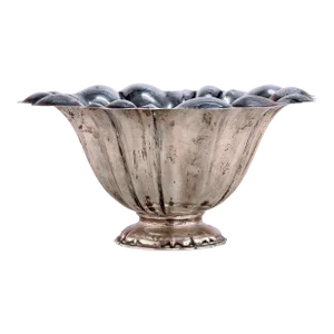 Early 20th Century Art Nouveau Austrian Polished Silver Plated Centerpiece Bowl by Josef Hoffmann for Wiener Werkstätte