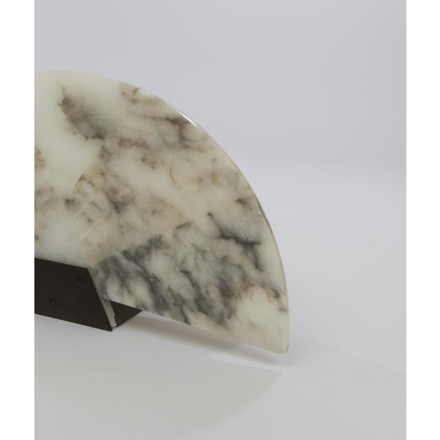 Metal Ventaglio Table Lamp by Angelo Mangiarotti for Skipper Pollux, 1980s For Sale - Image 7 of 9