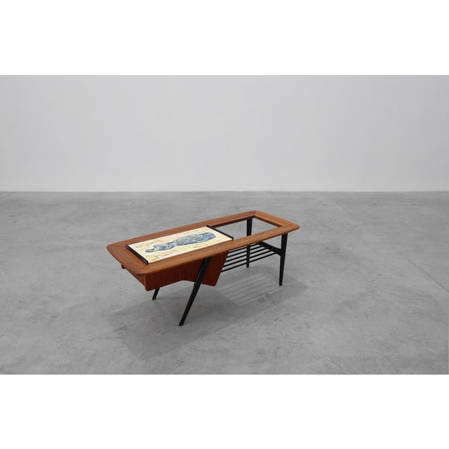 Wood Coffee Table by Alfred Hendrickx for Belform, 1950s For Sale - Image 7 of 18