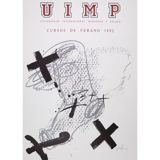 UIMP Poster after Antoni Tapies For Sale