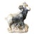 Vintage Bighorn Sheep Carving in Zebra Jasper For Sale