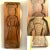 Mid 19th Century Large Vintage Gingerbread Cookie Mold Wooden Primitive Wall Art For Sale - Image 5 of 11