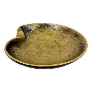 Vintage Austrian Brass Ashtray attributed to Franz Hagenauer, 1950s For Sale