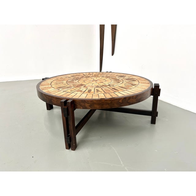 Les Herbiers Coffee Table by Roger Capron for Vallauris, 1960s For Sale - Image 6 of 18