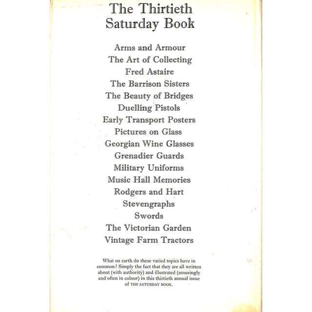 1970s "The Saturday Book: Thirtieth Year" 1970 Hadfield, John [Edited By] For Sale - Image 5 of 12