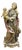 Antique Spanish Latin Polychromed Carved Wood Figure Madonna and Child Statue For Sale