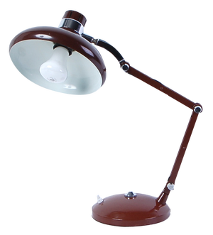Industrial Style Iron Table Lamp, Italy, 1960s