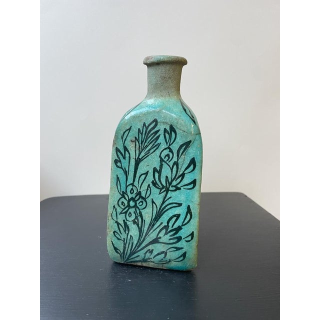 Turquoise Triangular Vases, Set of 2 For Sale - Image 11 of 11