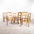 1950’s Original French Farmhouse Dining Chairs with Woven Seat - Set Of Six These chairs date from the 1950’s, a simple...