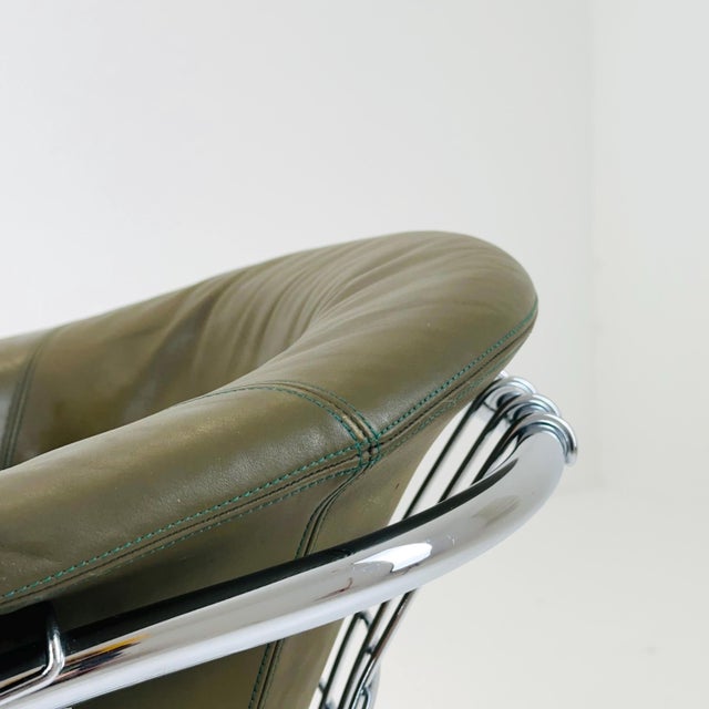Metal Mid-Century Flynn Armchair by Gastone Rinaldi for Thema, Italy, 1970s For Sale - Image 7 of 11