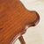 Brown Antique Mahogany Side Table with X-Frame, 1900s For Sale - Image 8 of 11