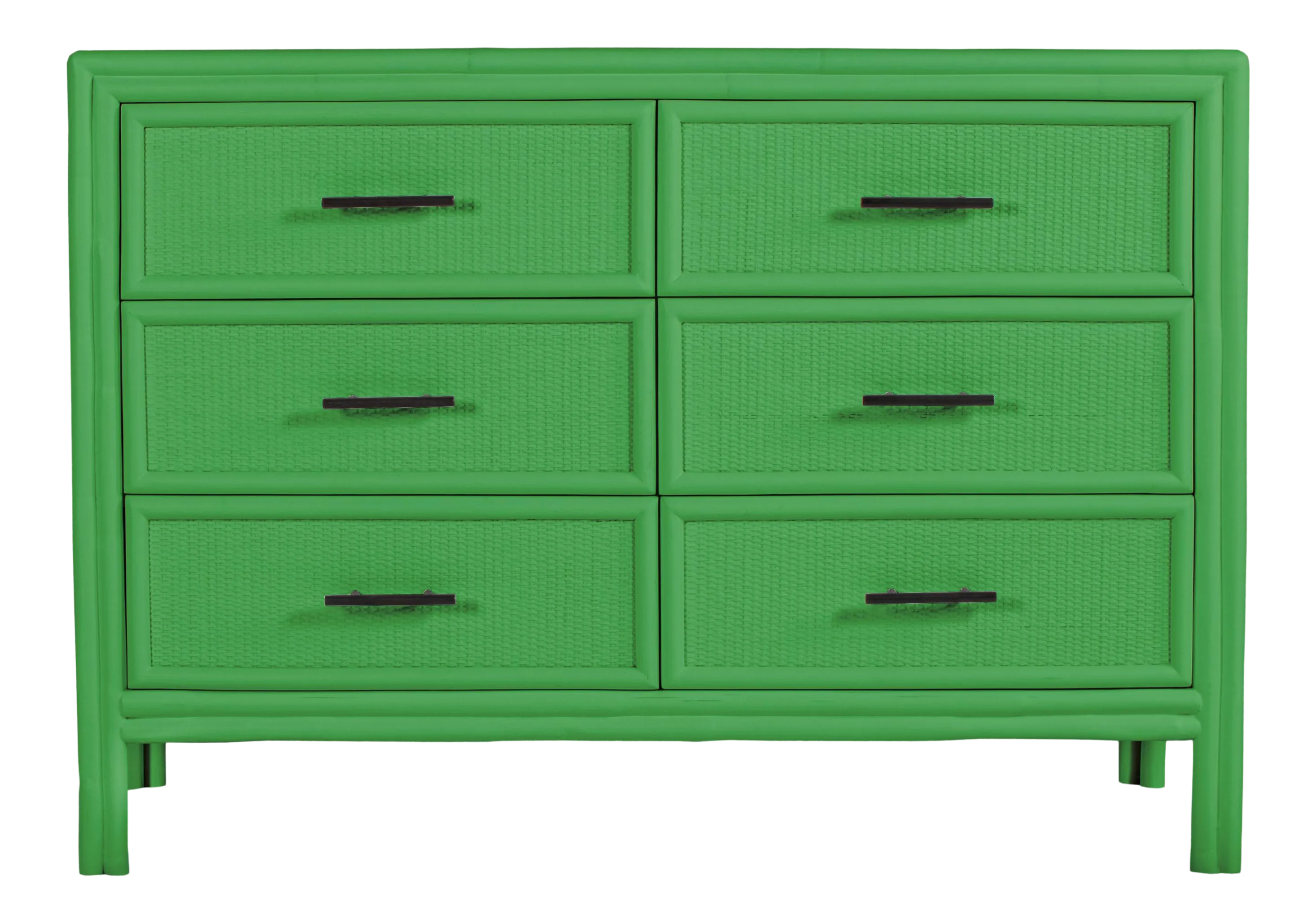 Bermuda Six-Drawer Dresser - Bright Green